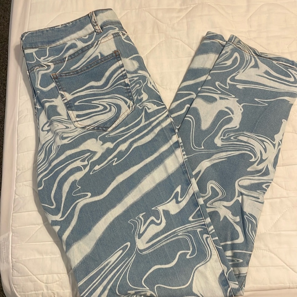 Rehab Lab swirl jeans